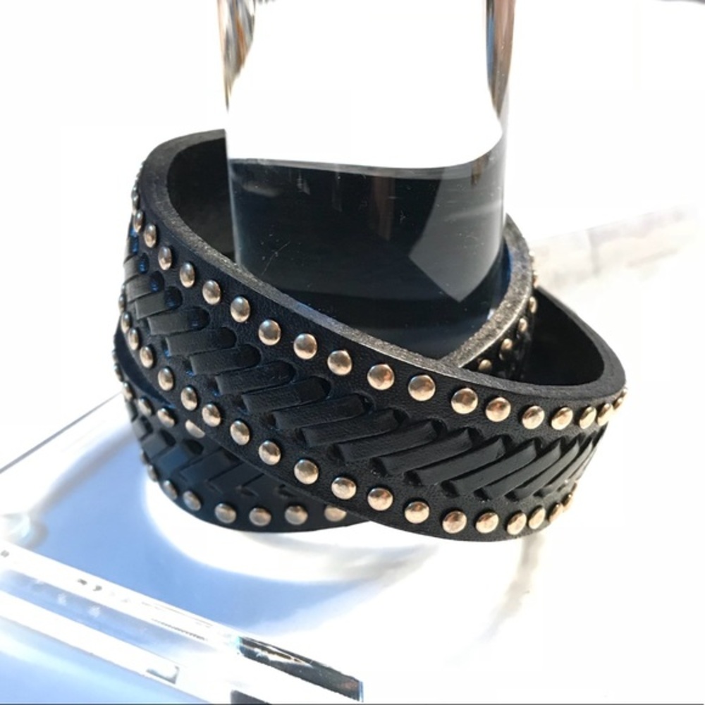 Leather Wrap Bracelet NWOT